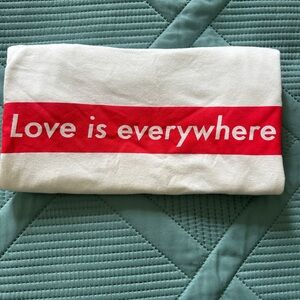LOVE is Everywhere ❤️❤️❤️White and Red Graphic Tee